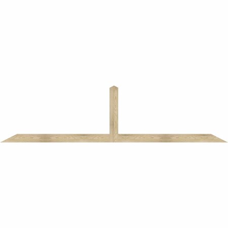 Ekena Millwork Portland Rough Sawn Timber Gable Bracket, Douglas Fir, 108"W x 27"H x 2"D x 4"F, 6/12 Pitch GBW108X27X0204POR00RDF